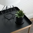 thumbnail image 7 of Kate and Laurel Celia Modern Square Tray Side Table, 14 x 14 x 26, Black and Gold, Foldable Metal Accent Table for Storage and Display, 7 of 7