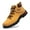 Golden, variant on Flyland Men's Ankle Boots Casual Handmade Leather Shoes Lace-up Men Chukka Boot Gig Size US13
