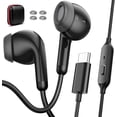 thumbnail image 2 of NSKBBM-USB C Headphone Hifi Stereo Ear Buds for Samsung S26 Ultra S25 FE A17 A16 In-Ear Noise Isolation Type C Earphone Mic Wired Earbuds for iPad 10 for iPhone 17 Pro Max 17e 16e 16 15 Pixel 10a 9a, 2 of 4