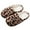 Coffee, variant on dianhelloya 1 Pair Slippers Soft Bottom Leopard-print Plush Comfortable to Wear Warm Slippers for Daily Life Blue