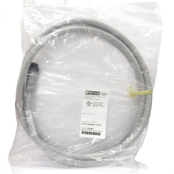 Phoenix Contact 1416681 5 Pin Male to Wire 2m Cable SAC-5P-MINMS/2,0-U40