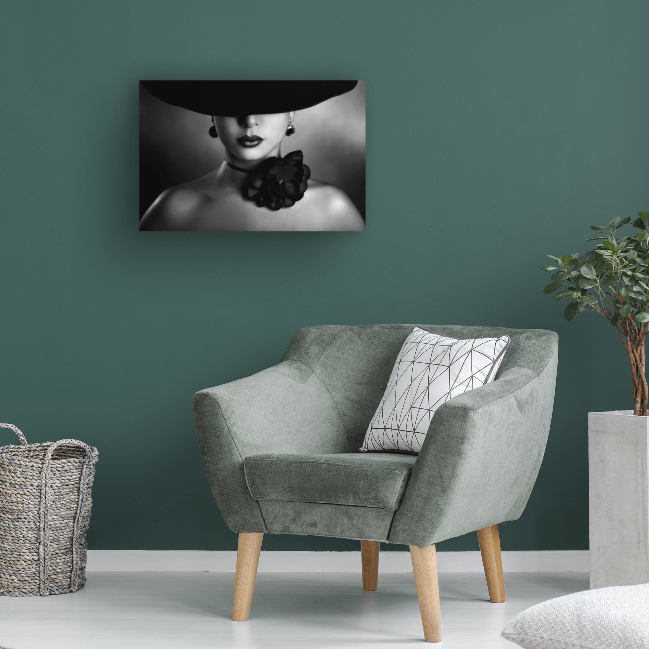 Canvas Wall Art - Peppe Tambe 'Enigma' Wall Art for Living Room, Bedroom, or Office D?cor by Trademark Fine Art - 47 x 30 Inches