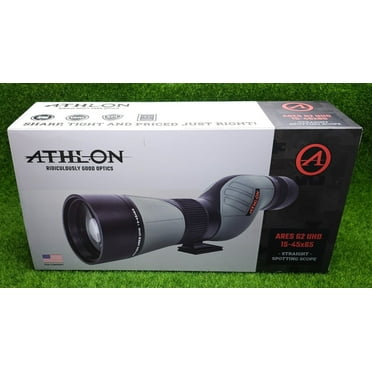 Athlon Optics Ares Gen II 15-45x65mm UHD Straight Spotting Scope - 312004