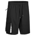 thumbnail image 3 of symoid Quick Dry Lightweight Stretch Cargo Hiking Shorts- Summer with Pockets Beach Plus Size Casual Nylon Black Workout Shorts Size XL, 3 of 9
