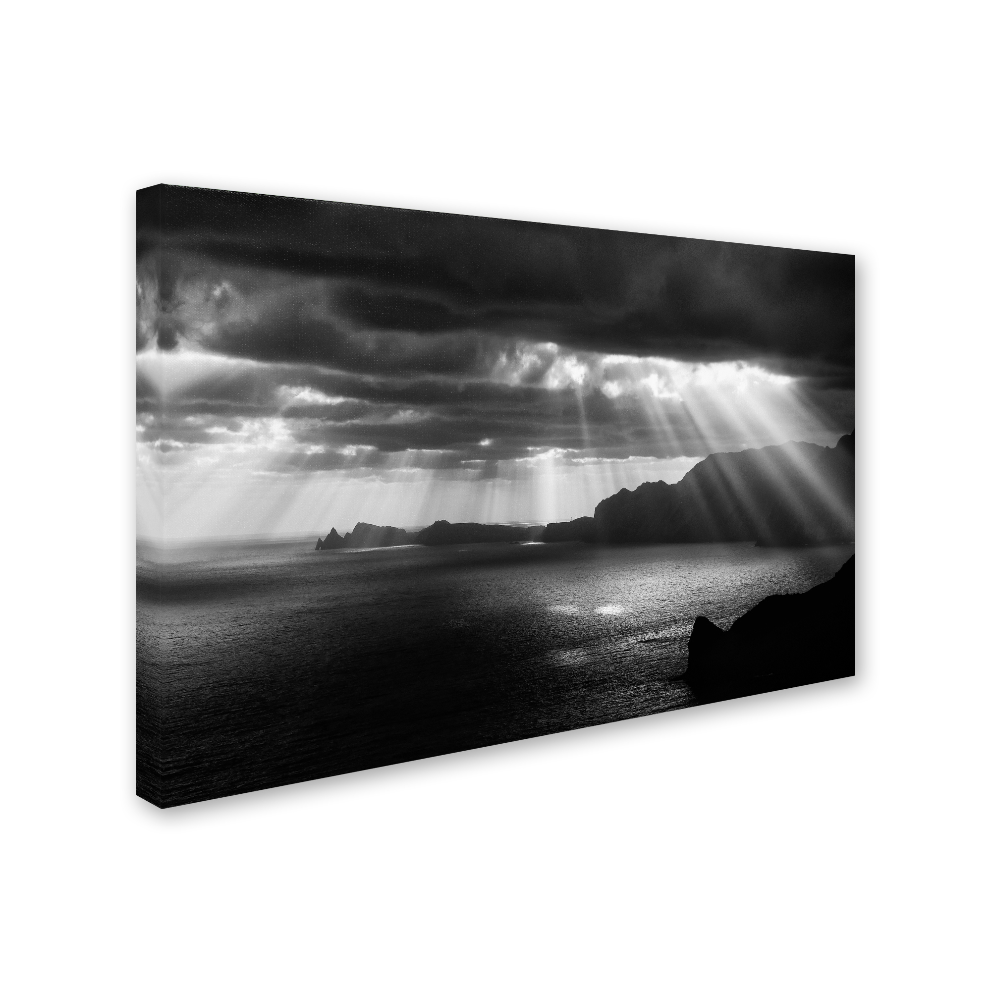 Trademark Fine Art 'Morning Rays' Canvas Art by Andre Gehrmann