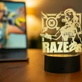 thumbnail image 5 of Hot Gaming Valorant Nightlight Killjoy Raze Viper Reyna Figure Colorful Table Lamp For Gamer Game Room Decoration ping_The Ultimate Gift, 5 of 5
