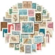 thumbnail image 1 of Juego de 50 hojas de pegatinas de viaje para viajes alrededor del mundo, pegatinas de vinilo con sello vintage, adecuadas para niños y niñas para uso diario, 1 of 5