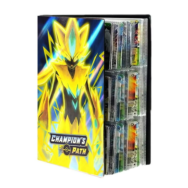 Álbum de Cartas de Pokémon Grande, carpeta de colección de juegos de Charizard, lista cargada, porta Cartas para niños, 9 bolsillos, 432 Fivean unisex