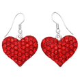 thumbnail image 2 of Soulbreeze Collection Boucles d'Oreilles Cœur Rouge de la Saint-Valentin Cadeau pour Maman Sa Petite Amie (Rouge), 2 of 4