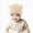 Beige Cap, variant on 3-36 Months Baby to Toddler Beanie Solid Hats Kids Cute Knitted Cuffed Hats for Boys Girls Infant Baby Winter Hat