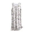 thumbnail image 5 of Sakmal Soft Moomoo House Dress for Women Long Plus Size White Sleepwear Sleeveless Floral Sleep Tanks for Women, 5 of 5