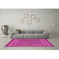thumbnail image 3 of Ahgly Company Indoor Square Southwestern Pink Country Area Rugs, 6' Square, 3 of 4
