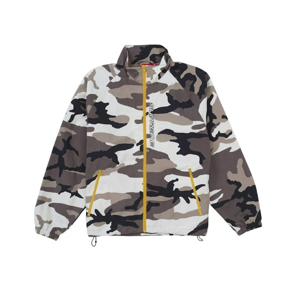 Supreme Men's Contrast Zip Track Jacket Snow Camo, from StockX