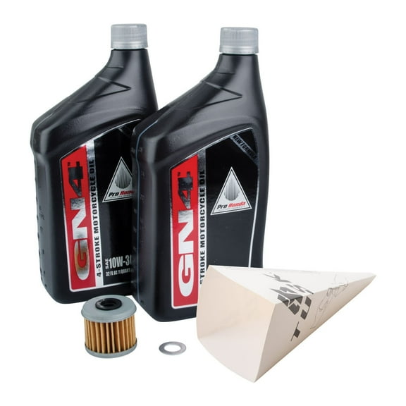 Tusk 152-986-0309 4-Stroke Oil Change Kit Pro-Honda GN4 10W-30