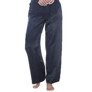 Women's PJ Harlow Lola Long Satin Pant (Navy L)