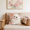thumbnail image 4 of Uuiauoio Kitten Pillow Covers 15.75x15.75 Inch Cute Cat Throw Pillow Cases Lovely Animals Lover Cushion Cover for Sofa Couch Home Decor, 4 of 6