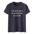 thumbnail image 5 of Women's Funny Graphic T-Shirts Sarcastic Novelty Tees with Humorous Sayings for Casual Wear, 5 of 5