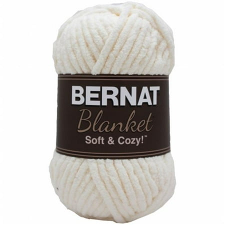 Bernat blanket big vintage white sale