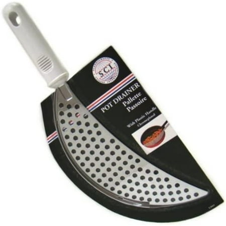 

Chrome Pot Drainer 13.5 Inch white