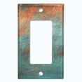 thumbnail image 5 of Metal Light Switch Plate Outlet Cover Image of Distressed Copper MET010, 5 of 13