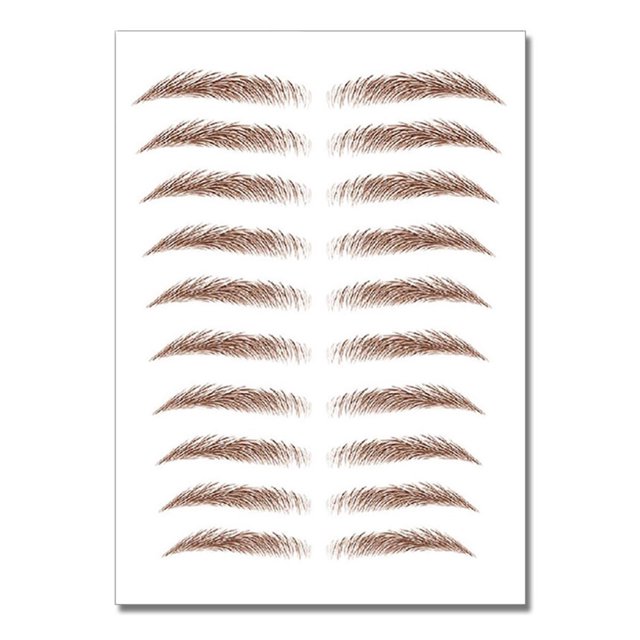 Etiqueta cejas 6D transferencia WDOplteas Calcomanía tatuaje falso duradero JD-02
