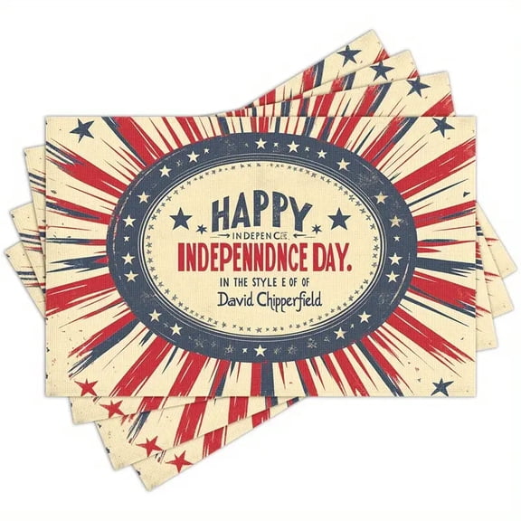 Disposable Paper Placemats 4th of July Memorial Day Place mats,30x45 cm Patriotic Freedom Stars Table Mats for Holiday Indoor Outdoor Party Kitchen Dining Table Decorations