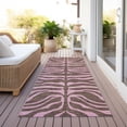 thumbnail image 6 of Addison Rugs Chantille Indoor/Outdoor Transitional Animal Print Brown Washable Runner Rug, 2'3" x 7'6", 6 of 6