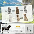 thumbnail image 5 of Aosom 2-in-1 Dog Bike Trailer Pet Stroller Carrier for Large Dogs, Blue, 5 of 10