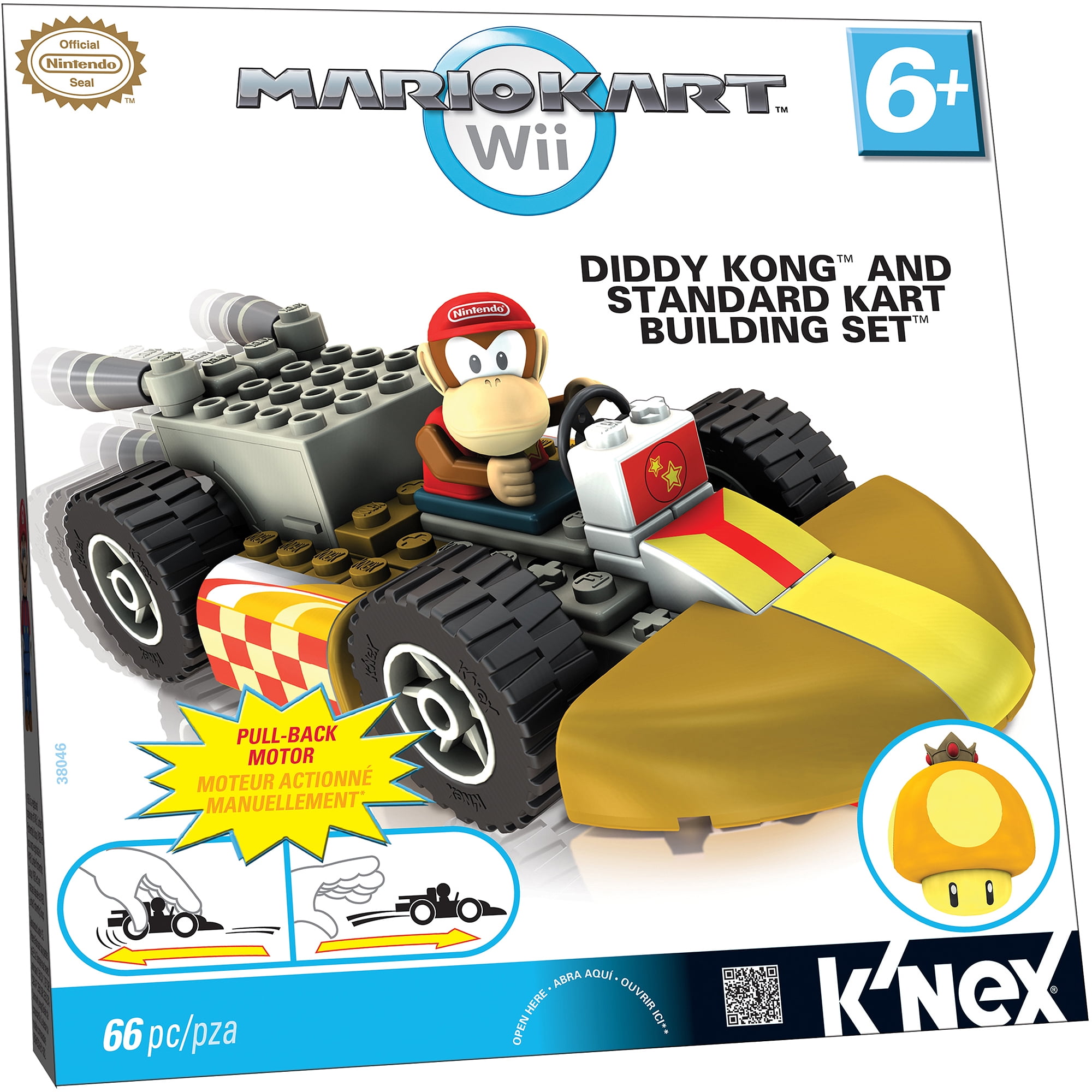 K'Nex - Brandclub - Super Mario Mario Kart Wii Diddy Kong