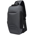 thumbnail image 1 of Coofit Men Sling Bag Theft-proof Waterproof Crossbody Backpack with USB Charging Port, 1 of 6