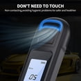 thumbnail image 4 of Graflsoa Portable USB-Rechargeable Breath Alcohol Tester for Quick and Accurate BAC Measurement, Compact ABS Design, Black TY-H9 Model, 4 of 7