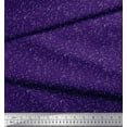 thumbnail image 3 of Soimoi Purple Cotton Voile Fabric Splatter Art Abstract Print Fabric by the Yard 42 Inch Wide, 3 of 3