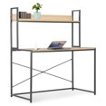 thumbnail image 1 of vidaXL Computer Desk Black and Oak 120x60x138 cm, 1 of 5