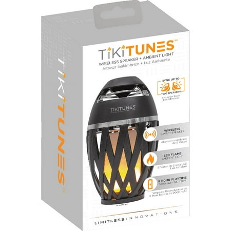 Limitless Innovations - TikiTunes Portable Bluetooth Wireless Speaker (Each) - Black