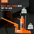 thumbnail image 2 of VEVOR Hydraulic Toe Jack, 5 Ton On Toe Toe Jack Lift, 10 Ton On Top Lift Capacity Machine Jack, 0.8-6.8 in Toe Height, 11.3-17.3 in Top Height, Air Hydraulic Claw Jack for Machinery, Industry, 2 of 9