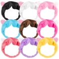 thumbnail image 2 of Banda para el cabello con orejas de gato, banda para el cabello, accesorios para el cabello con orejas de conejo de peluche coreano, banda para el cabello con lazo y astas para lavarse la, 2 of 5