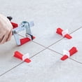 thumbnail image 5 of POWERTEC Leveling System Kit with Plier, Wedges 100PK & 1/16" Tile Spacer Clips 200PK for Floor and Wall Installation , 71899N, 1 Set, Red, 5 of 7