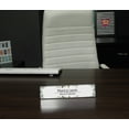thumbnail image 4 of Printtoo Personalized Desk Name Plate Pretty Blue Roses And Leaves Custom Acrylic Office Desk Name Plate Accessory 2x8 Inches, 4 of 5