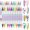 24 Colors Double Headed, variant on -Ended Art Pens Set, 12 Colors Art Markers, Polish Pens with 0.5-5mm and 1-2mm Tip, Quick-drying Nails Art Marker for Salon, Adult , DIY Nails Art Design