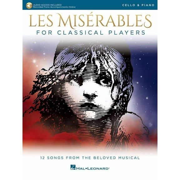 Les Miserables for Classical Players: Cello and Piano with Online Accompaniments, (Paperback)