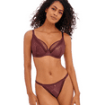 thumbnail image 2 of Freya Womens Tailored Underwire High Apex Plunge Bra Dark Cherry 38G, 2 of 3