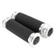 thumbnail image 4 of Empuñaduras de goma de aleación de aluminio para motocicleta, accesorio compatible con VRSC XL XR 96-13Plata, 4 of 14
