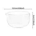 thumbnail image 2 of Zguuel Clear Glass Serving Bowl, Transparent Salad Fruit Bowl, Versatile Glass Mixing Bowl for Kitchen, Glass Tableware for Soup Cereal Dessert, Large Capacity Glass Bowl for Home Kitchen, 2 of 6