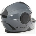 thumbnail image 5 of LS2 Helmets Horizon Solid Modular Shield Motorcycle Helmet - Gloss Gray (XL), 5 of 7