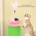 thumbnail image 3 of Jouet de Chat Plateau Tournant, Soulager l'Ennui Base Instable Jouet Interactif Intéressant Chat avec Plume, 3 of 8
