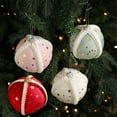 thumbnail image 1 of Bola de Espuma de 3 Pulgadas para Árbol de Navidad, Colgante con Forma de Estrella, Decoración de Tela, 1 of 6