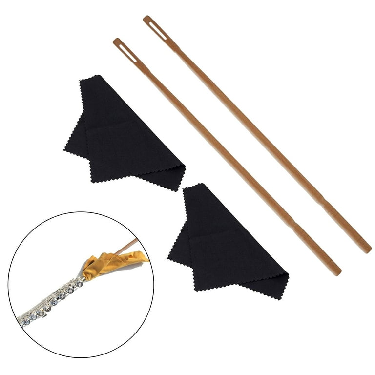  Flute Cleaning Rod with 3pcs Flute Cleaning Cloth