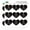 Opaque, variant on That's Rad Radical Radish Skateboard Funny Humor Heart Shaped Planner Calendar Scrapbook Craft Stickers