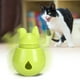 thumbnail image 2 of Vaso para mascotas, alimentador lento, juguetes seguros, fugas de alimentación, rompecabezas de comida, juego para gatos, perros pequeños, color verde, 2 of 5