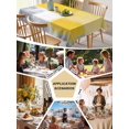 thumbnail image 5 of Yellow Grey Oil Painting Table Cloth 60x84 Inch Rectangle, Modern Art Ombre Watercolor Waterproof Tablecloth Washable Table Cover for Party Picnic Dinner Decor, 5 of 9